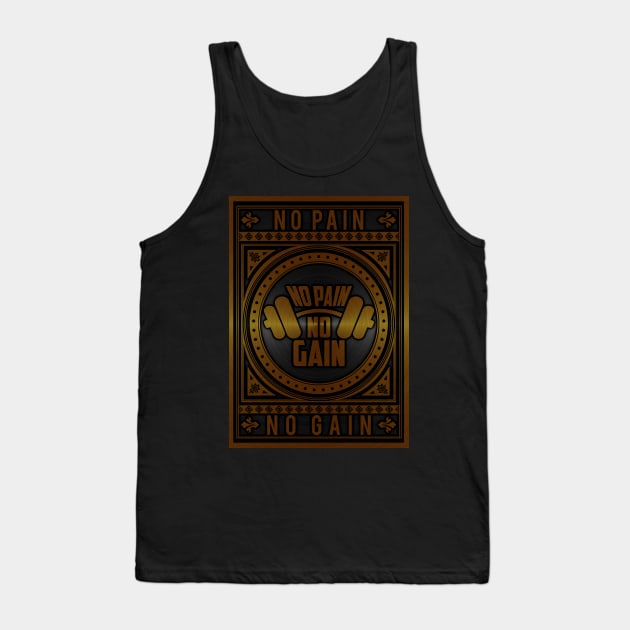 No Pain No Gain Tank Top by Durro